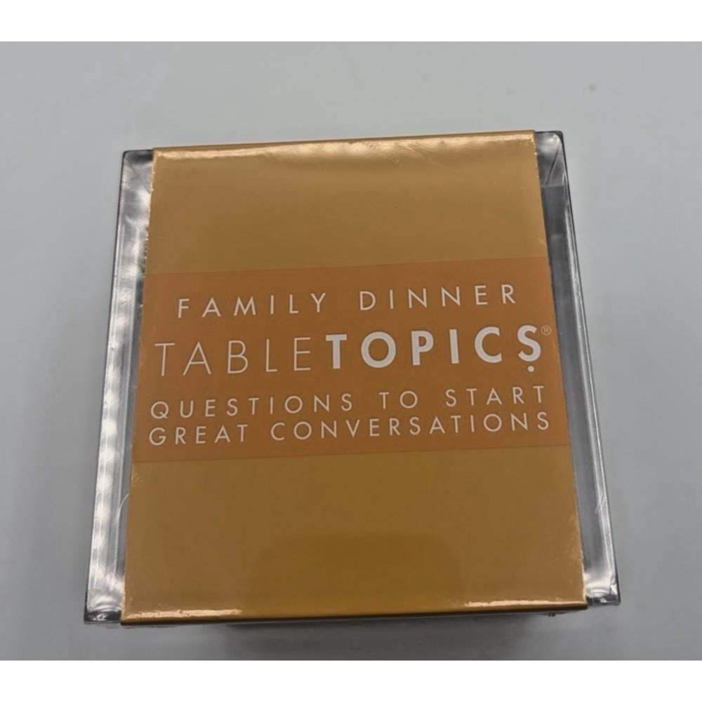 NEW Table Topics Family Dinner Questions to Start Great Conversations Game